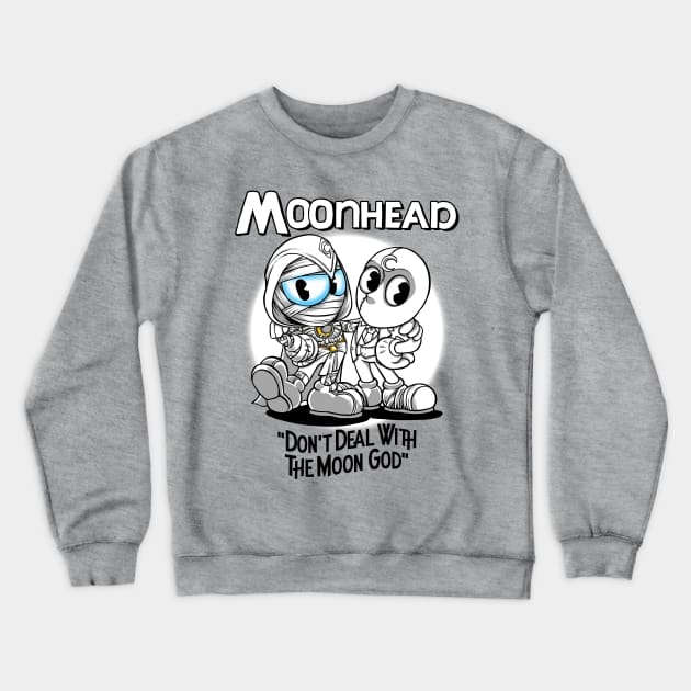 Moonhead Crewneck Sweatshirt by joerock